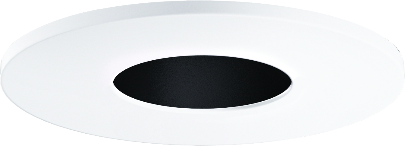 Round Pinhole, flangeless, white